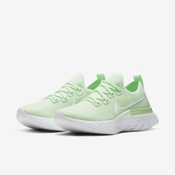 Nike React Infinity Run Flyknit - Női Túracipő - Zöld/Fehér